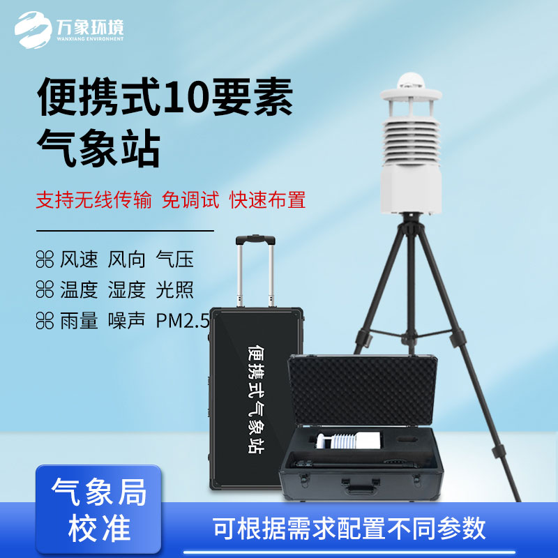 便攜式全自動氣象站對于應急監測有什么作用？