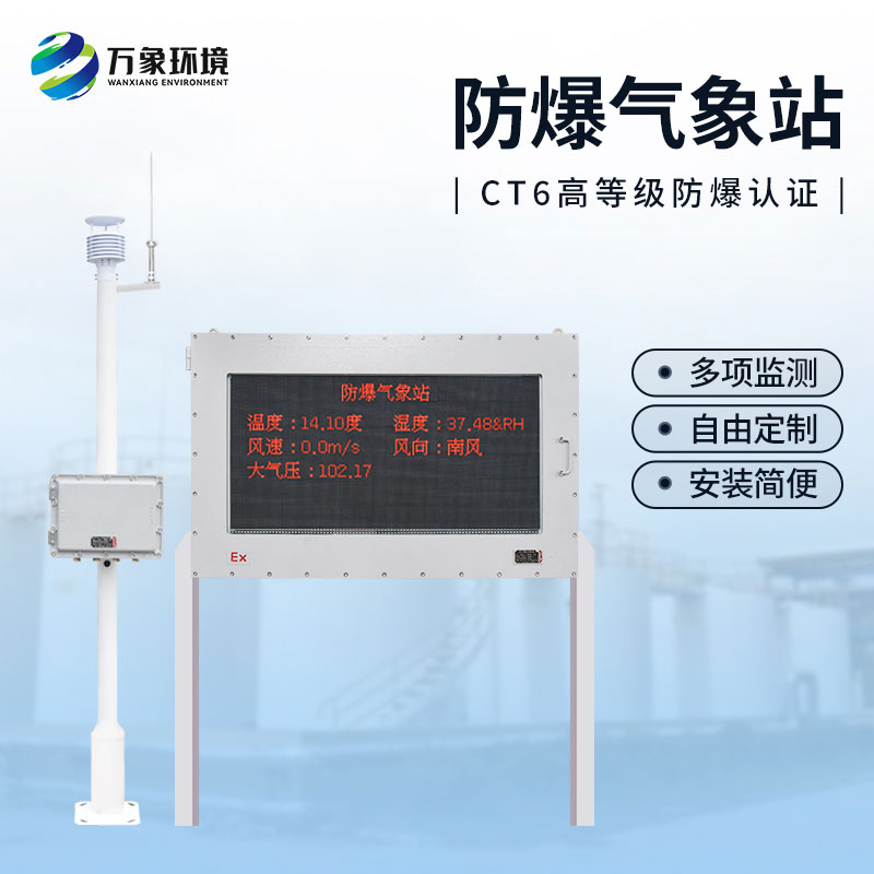 油庫防爆氣象站，為這些危險化工行業(yè)多加一層屏障